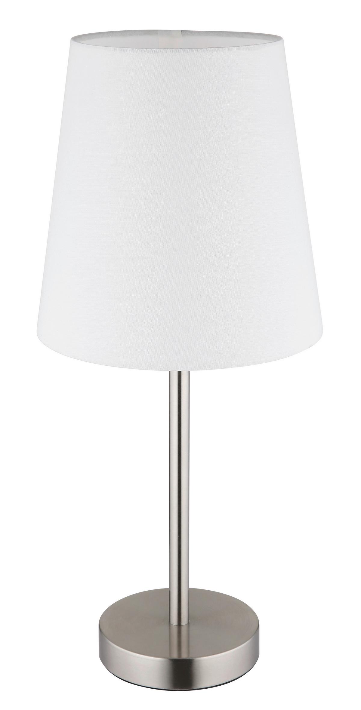 Tischleuchte 50100101 Joris - Schwarz/Weiß, KONVENTIONELL, Kunststoff/Textil (20/45cm) - Globo