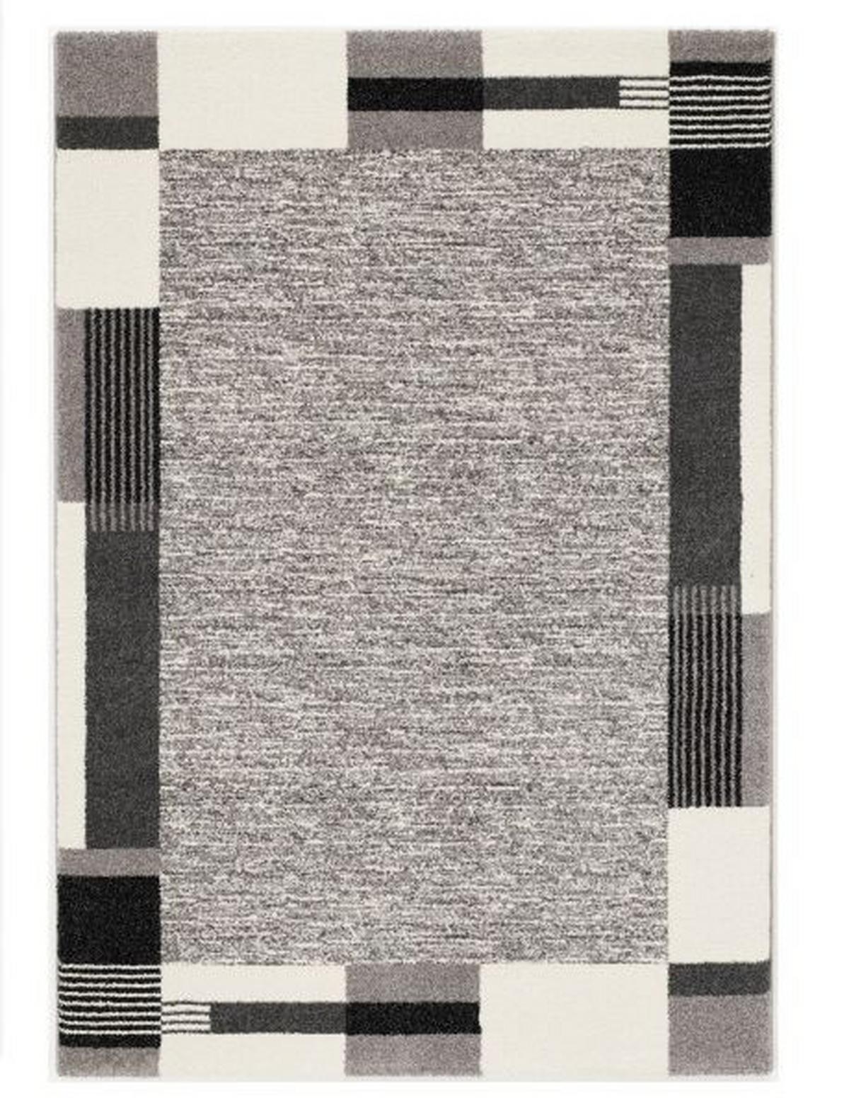 Webteppich Hellgrau Villa Moda 120x170 cm - Hellgrau, Basics, Textil (120/170cm) - Novel
