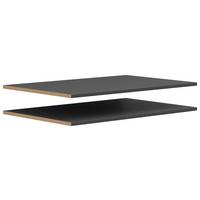 VKLÁDACÍ POLICE MULTISTAURAUM 77 cm - barvy grafitu, Moderní, kompozitní dřevo (77/3/48cm)