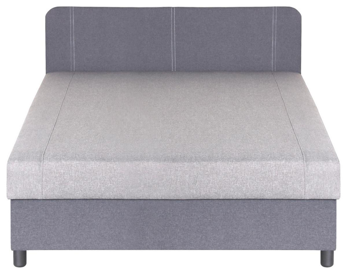 Kárpitozott Ágy Madrid 140/200 Cm *TOP ÁR* - szürke, Romantik / Landhaus (140/48/209cm) - Best Price