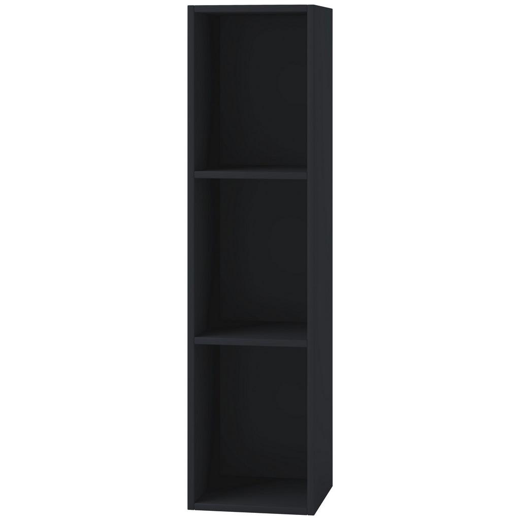Schallplattenregal Platto 34 cm Schwarz Dekor