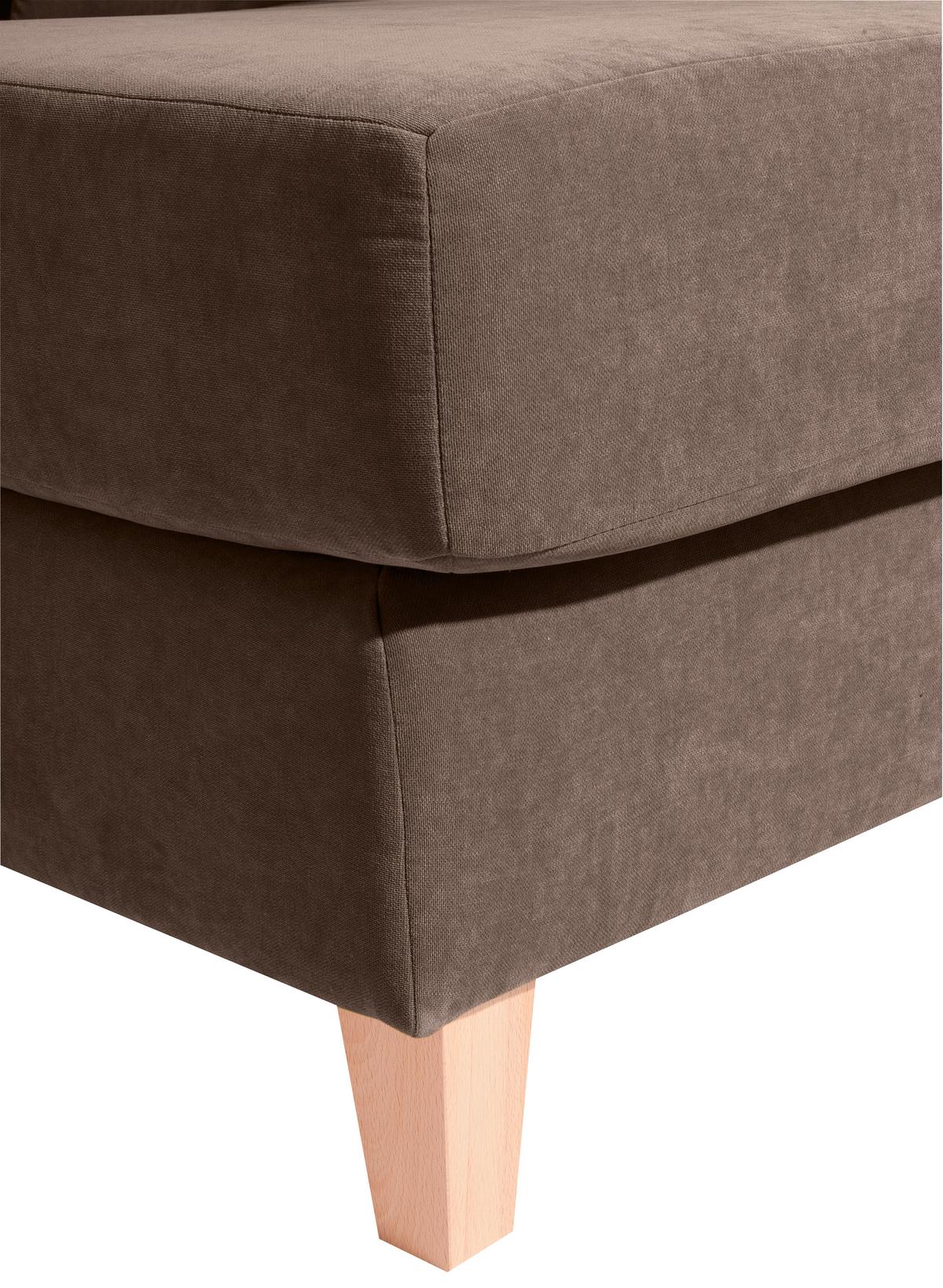 Big Sessel Mit Armlehnen Judith Velours Sahara - Naturfarben/Sahara, MODERN, Textil (136/107/142cm) - Max Winzer