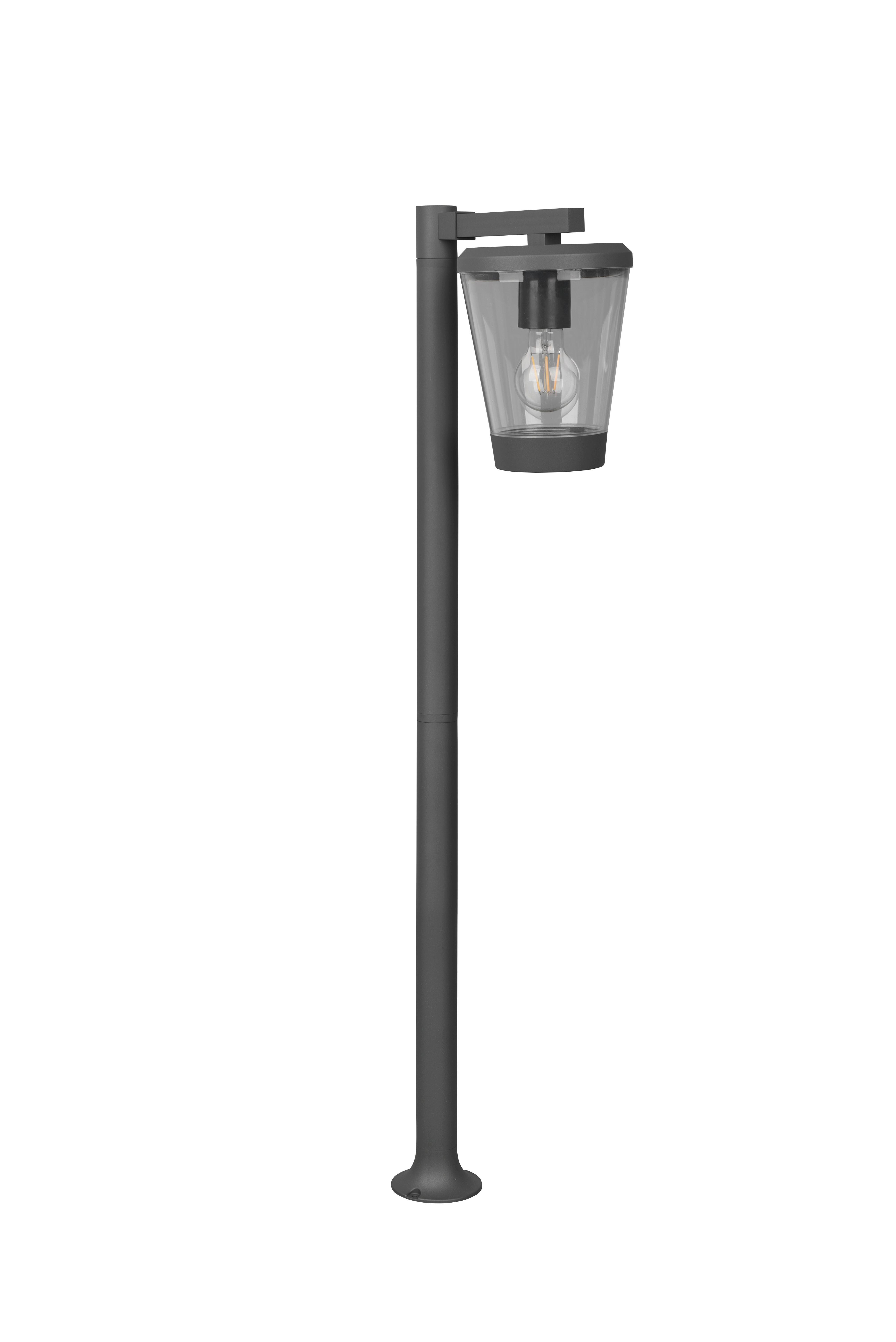 Außenstehleuchte Cavado 40w Metall, Kunststoff - Anthrazit, Basics, Kunststoff/Metall (16/100/27cm) - Trio Leuchten