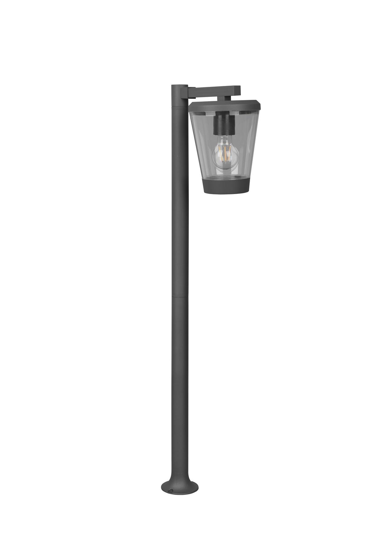 Außenstehleuchte Cavado 40w Metall, Kunststoff - Anthrazit, Basics, Kunststoff/Metall (16/100/27cm) - Trio Leuchten