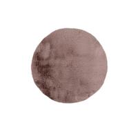 Hochflorteppich Rabbit Rosa, D: 100 cm - Rosa, KONVENTIONELL (100cm)