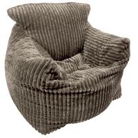 Sedací vak VALLVIK, sivobéžový menčester TILIA - sivobéžová, Design, textil (90/85/100cm)