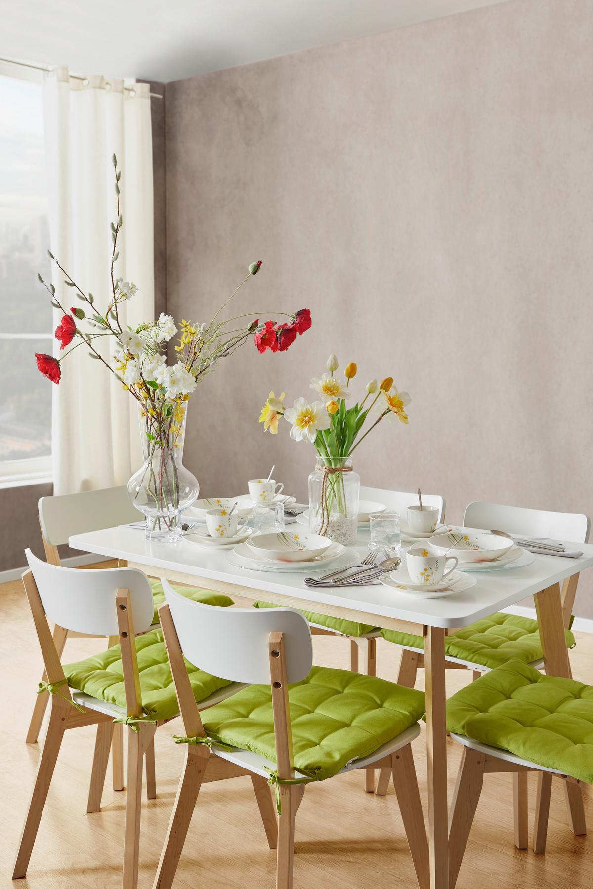 Kunstblume Osterglöckchen Gelb L: 40 Cm, Iris - Gelb/Grün, KONVENTIONELL, Kunststoff (40cm)