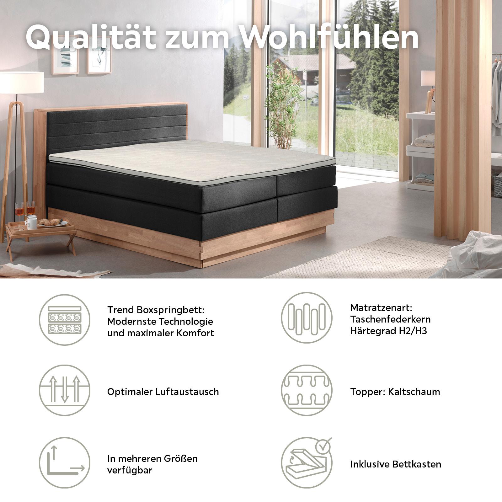 Boxspringbett Moneta Qualität