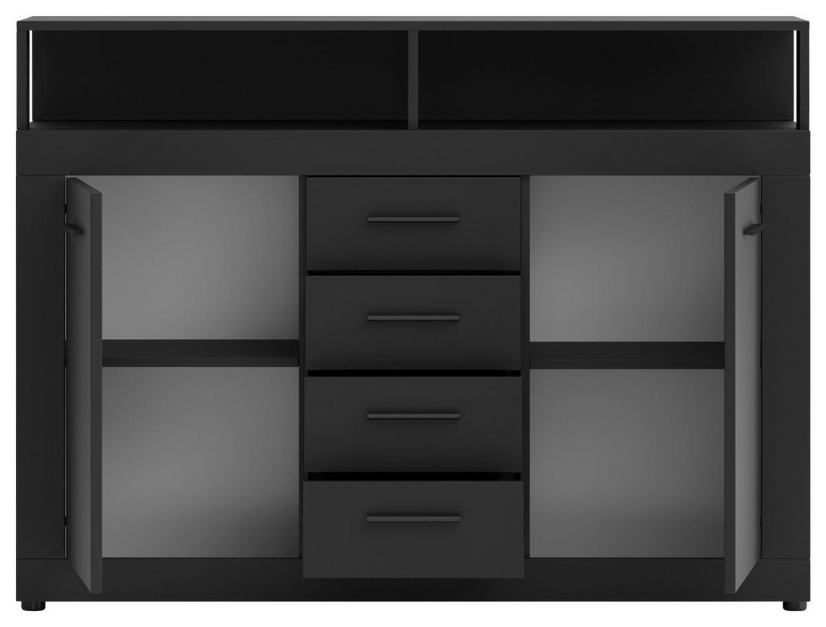 Kommode Lupo Anthrazit B: 119 Cm - Anthrazit, Design, Holzwerkstoff (119/96/32cm) - MID.YOU