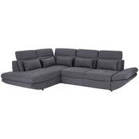 Ecksofa mit Schlaffunktion Park Dunkelblau 233x311 cm - Schwarz/Dunkelblau, MODERN, Textil (233/311cm) - Luca Bessoni