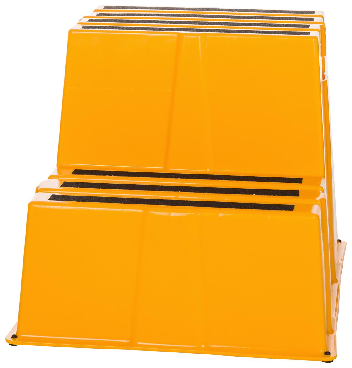 Tritthocker Tio-E2 - Gelb, Basics, Kunststoff (57/51/65cm) - MID.YOU