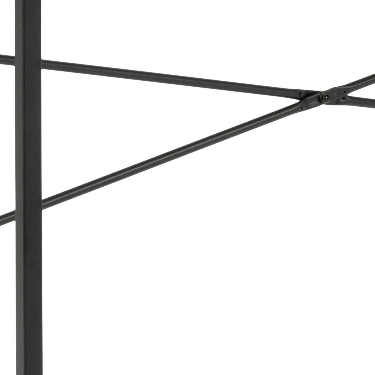 Psací stůl SEAFORD - černá/barvy dubu, Moderní, kov/kompozitní dřevo (110/45/75cm) - Dieter Knoll