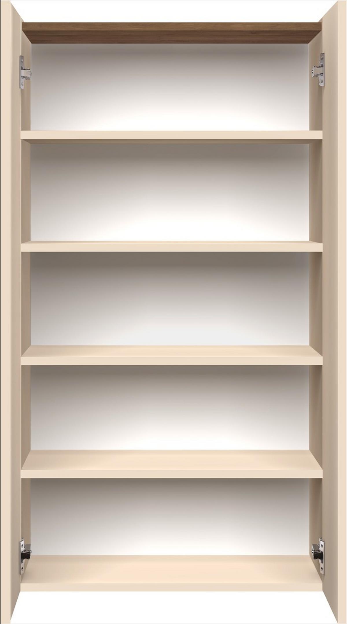 Schuhschrank Rainbow Eichefarben/Kaschmir B: 63 cm - Kaschmir/Eichefarben, Design, Holzwerkstoff (63/114/35cm) - MID.YOU