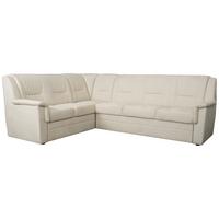 ECKSCHLAFSOFA Rafael, Creme S: 279x224cm - Beige/Creme, Trend, Textil (279/224cm)