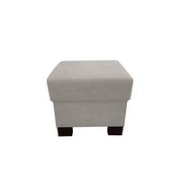 Taburet CHANDLER, šedohnedá, max. do 150 kg - hnědá/šedohnědá, Design, dřevo/kompozitní dřevo (51/43/51cm) - Ondega