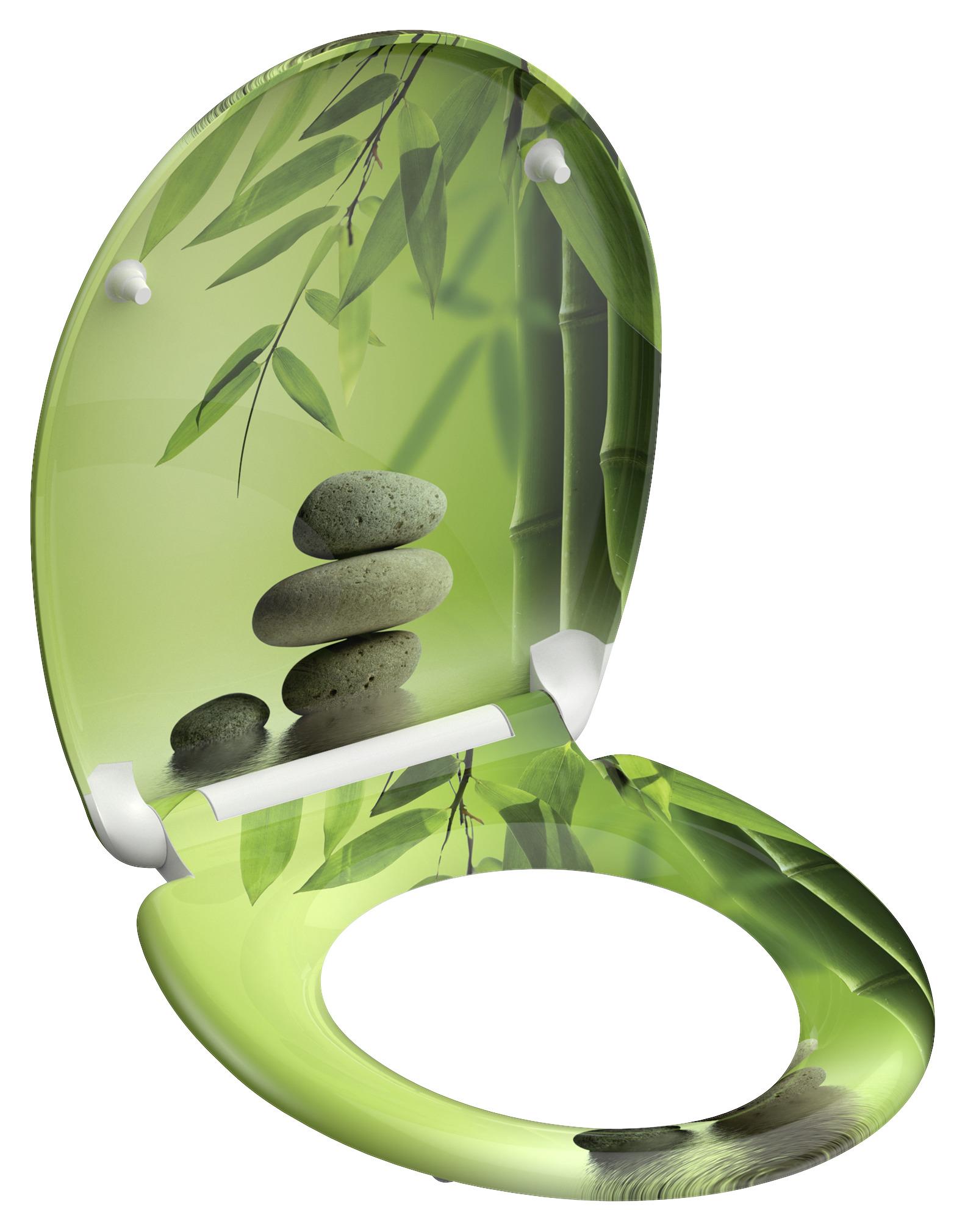 Wc Ülőke Green Garden 82365 - zöld, Konventionell, műanyag (38/5,5/45cm)