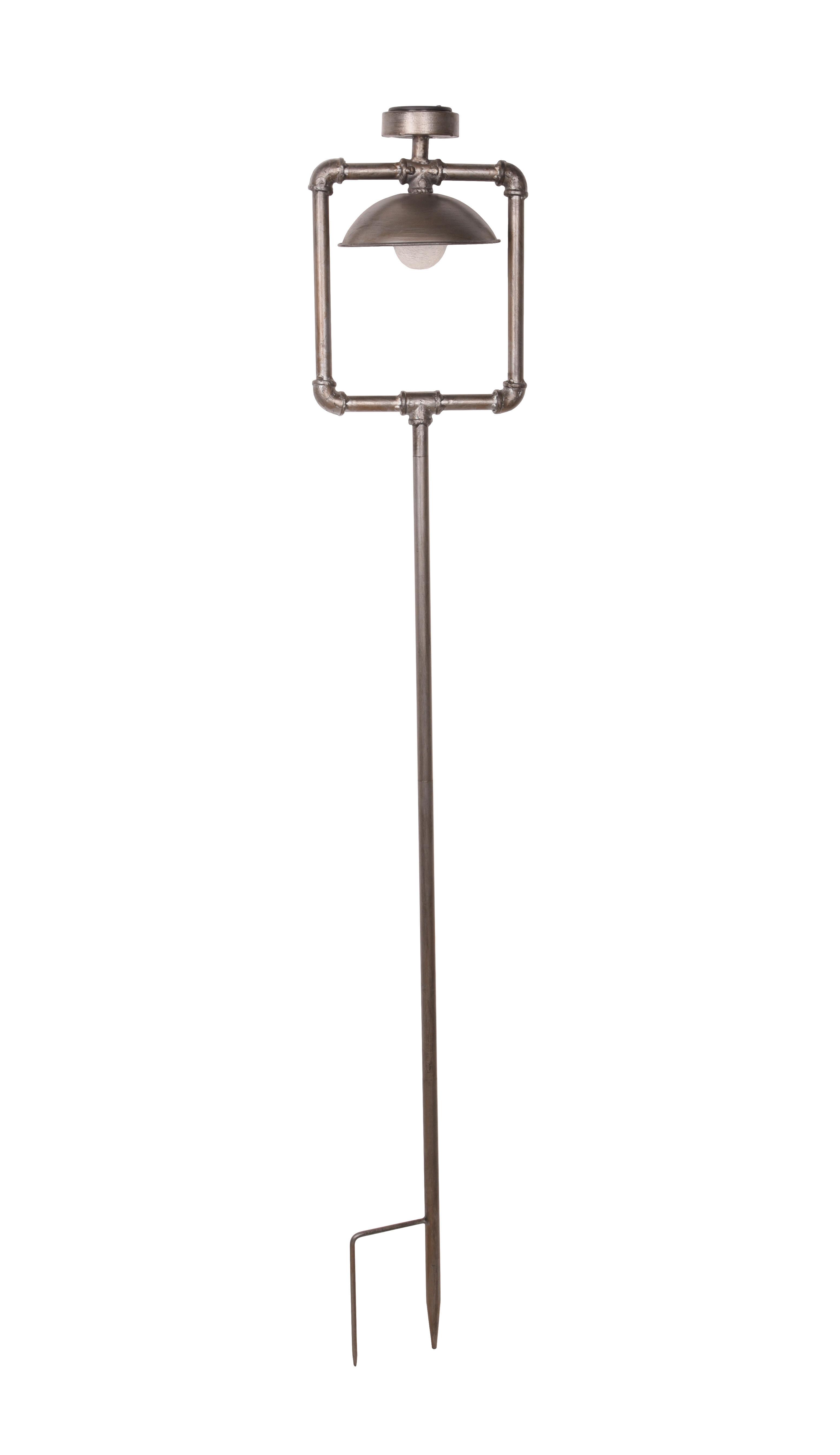 Solarleuchte Gwendoline - Schwarz, Basics, Metall (18,4/158/25,4cm) - Gardenson