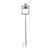 Solarleuchte Gwendoline - Schwarz, Basics, Metall (18,4/158/25,4cm) - Gardenson