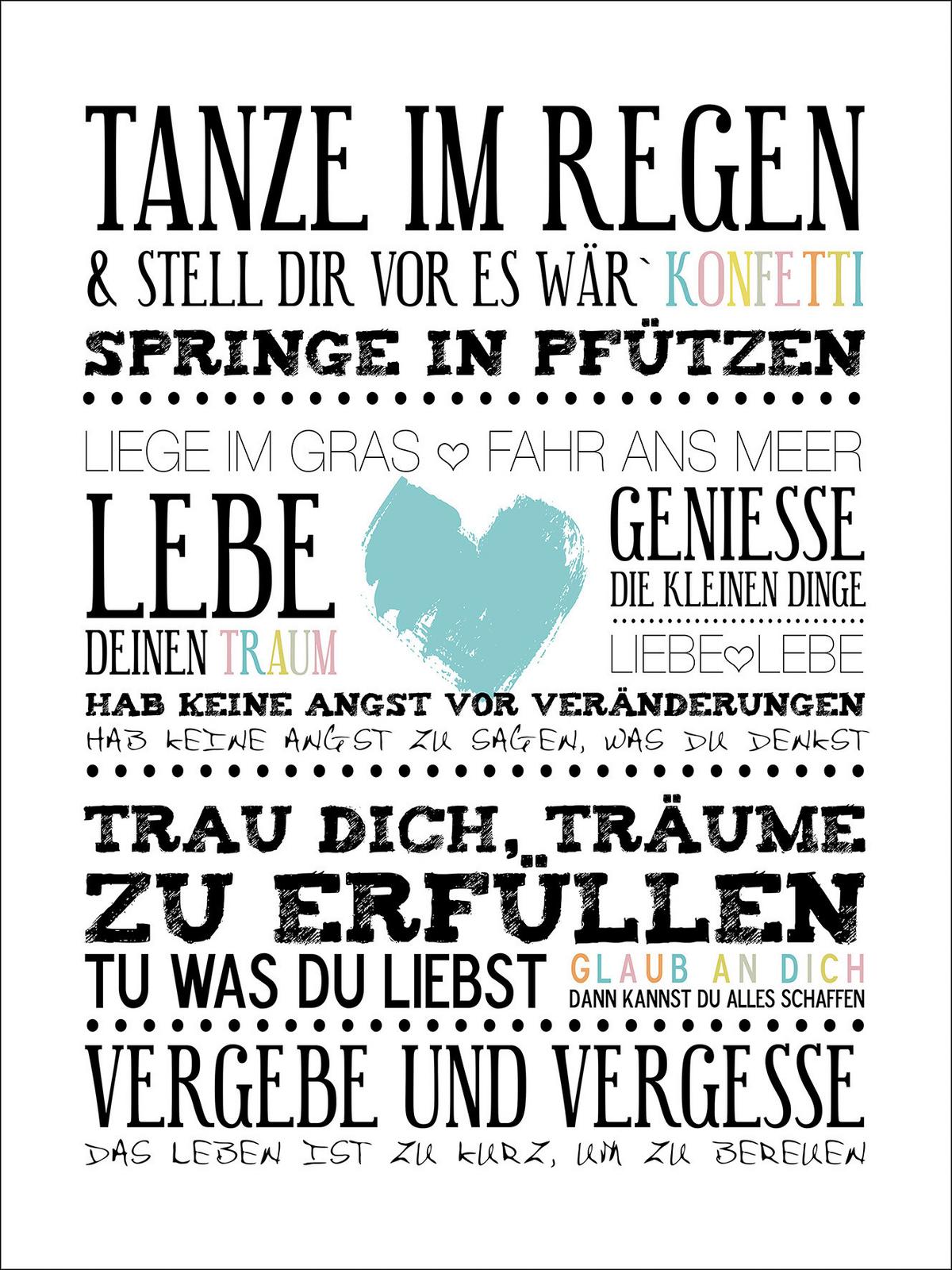 Dekopaneel mit Motivationssprüche online kaufen