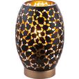 Tischlampe Amrei Schwarz/ Goldfarben Mit Schalter - Goldfarben/Schwarz, ROMANTIK / LANDHAUS, Metall (15/23cm) - James Wood