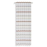 Fertigvorhang Eleonora - Braun/Weiß, MODERN, Textil (140/245cm) - Luca Bessoni