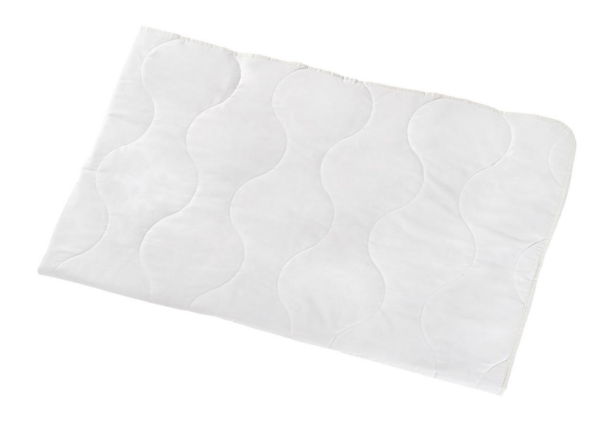 Sommerdecke Cottona - Weiß, KONVENTIONELL, Textil (140/200cm) - Ele