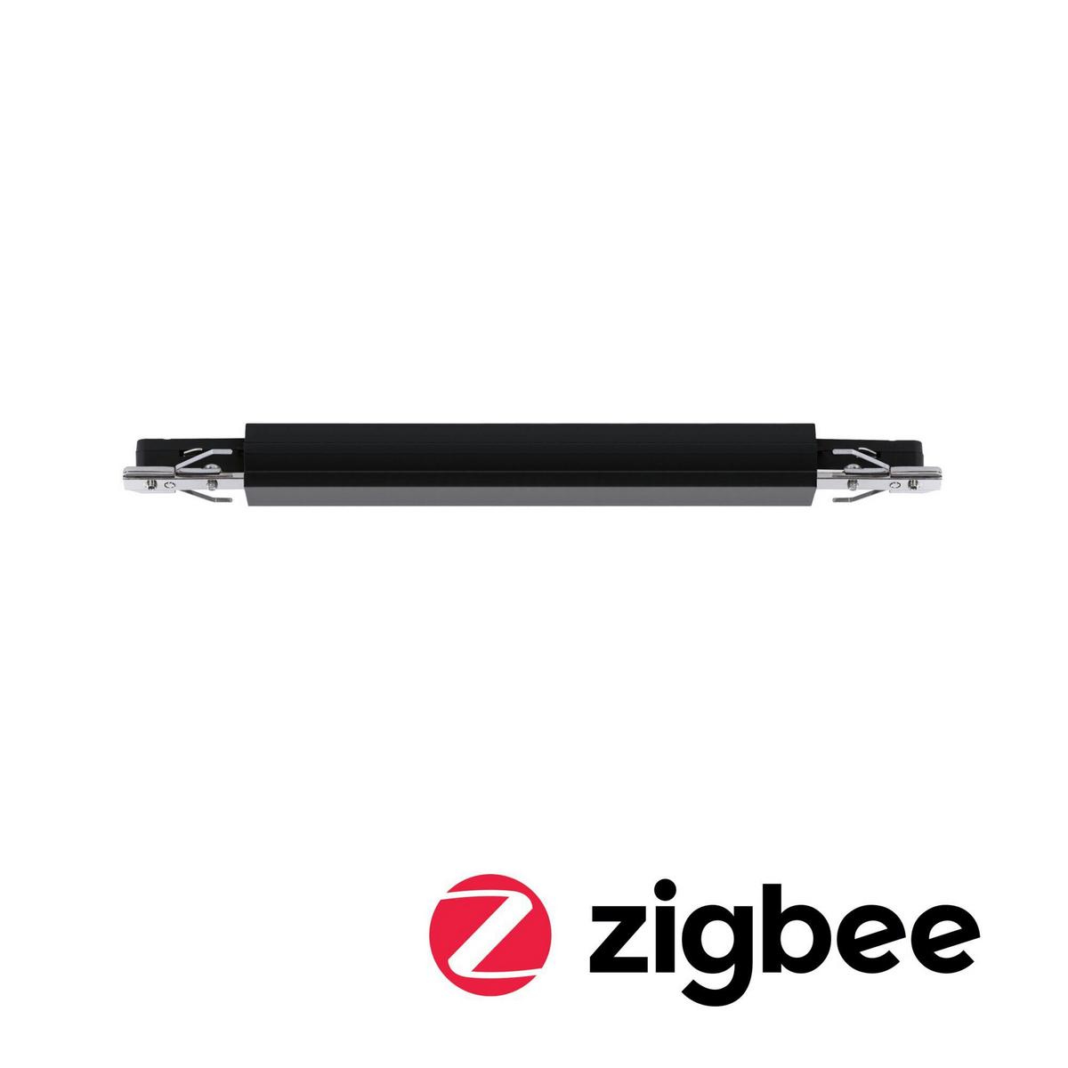 Schienensystem-Stromtrenner 95675 Urail Zigbee - Schwarz, Basics, Kunststoff (24,0/1,8/2,1cm) - Paulmann