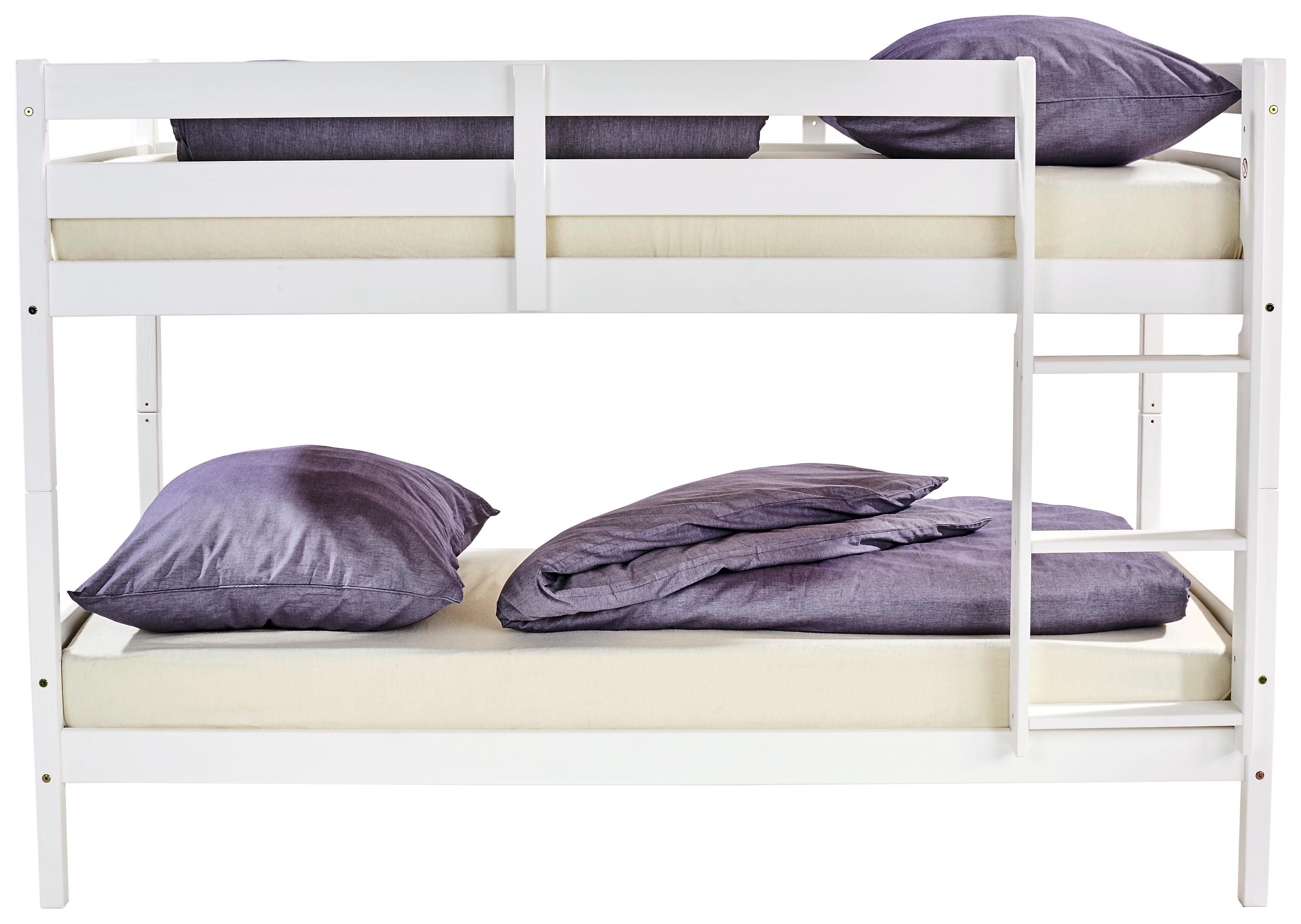 Emeletes Ágy Yakari - Fehér, konvencionális, Fa (97/140/207cm)