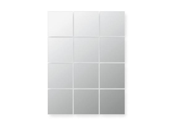 Spiegelfliesenset Quattro - Silberfarben, LIFESTYLE, Glas (15/15cm) Spiegelfliesenset Quattro - Silberfarben, LIFESTYLE, Glas (15/15cm)