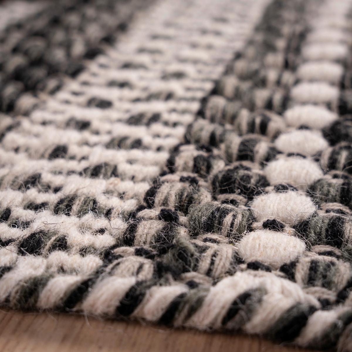 Flachwebteppich My Jaipur - Dunkelbraun/Beige, KONVENTIONELL, Textil (140/200cm) - Obsession