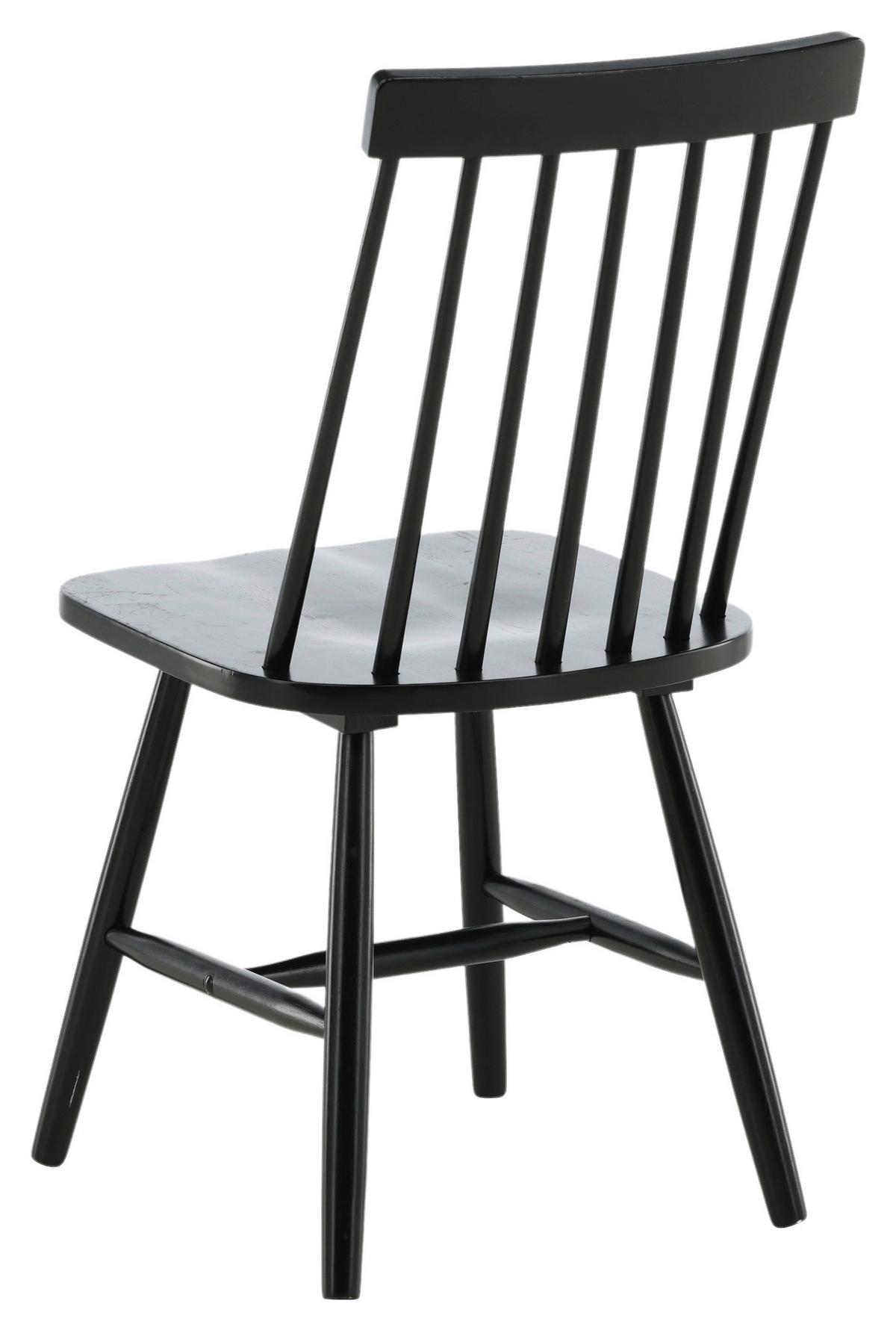 Stuhl-set Lönneberga - Schwarz, Design, Holz (43/87/55cm) - Livetastic