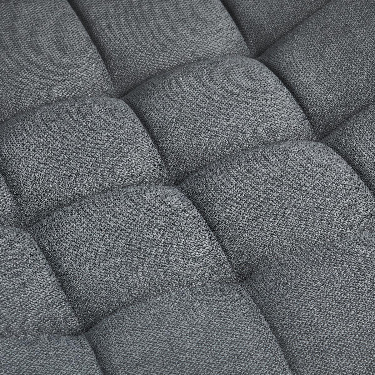 Stuhl Lena Grau/Eichefarben B: 51 cm - Eichefarben/Grau, MODERN, Textil/Metall (51/88/62cm) - Livetastic