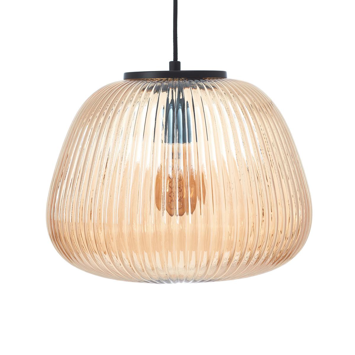 Hängeleuchte 80108/86 Kaizen - Bernsteinfarben, Basics, Glas/Metall (35/150cm) - Brilliant