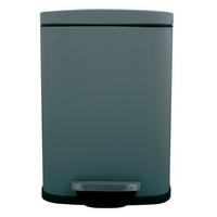 Treteimer Akira 5l Dunkelgrau Metall Lxbxh: 21,4x17,6x30 Cm - Dunkelgrau/Schwarz, Basics, Kunststoff/Metall (21,4/17,6/30cm)