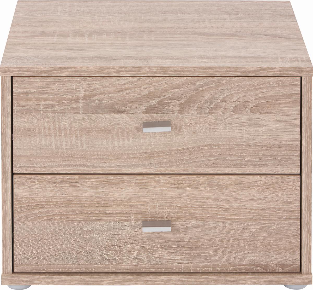 Nachtkästchen Eiche Dekor H: 38,1 Cm 4-You Yuk12 - Sonoma Eiche, KONVENTIONELL, Holz (50/38,1/35,2cm)