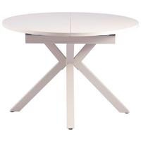 Esstisch Bozan AZ Kaschmir L: 110-150 cm - Kaschmir, MODERN, Holzwerkstoff/Metall (110/150/110/76cm) - Livetastic