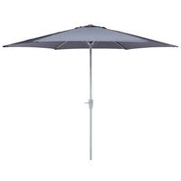 SLNEČNÍK AKANE - antracitová/strieborná, kov/textil (270/245cm) - Mömax