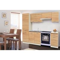 Konyhablokk Katrin  *TOP ÁR* - tölgyfa színű/fehér, Modern (170cm) - Best Price