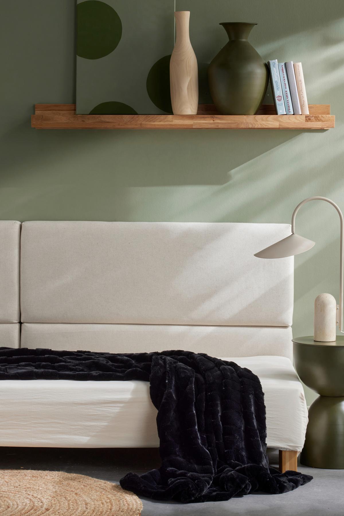 MÄKKÁ DEKA MATCHA - čierna, Modern, textil (130/180cm)