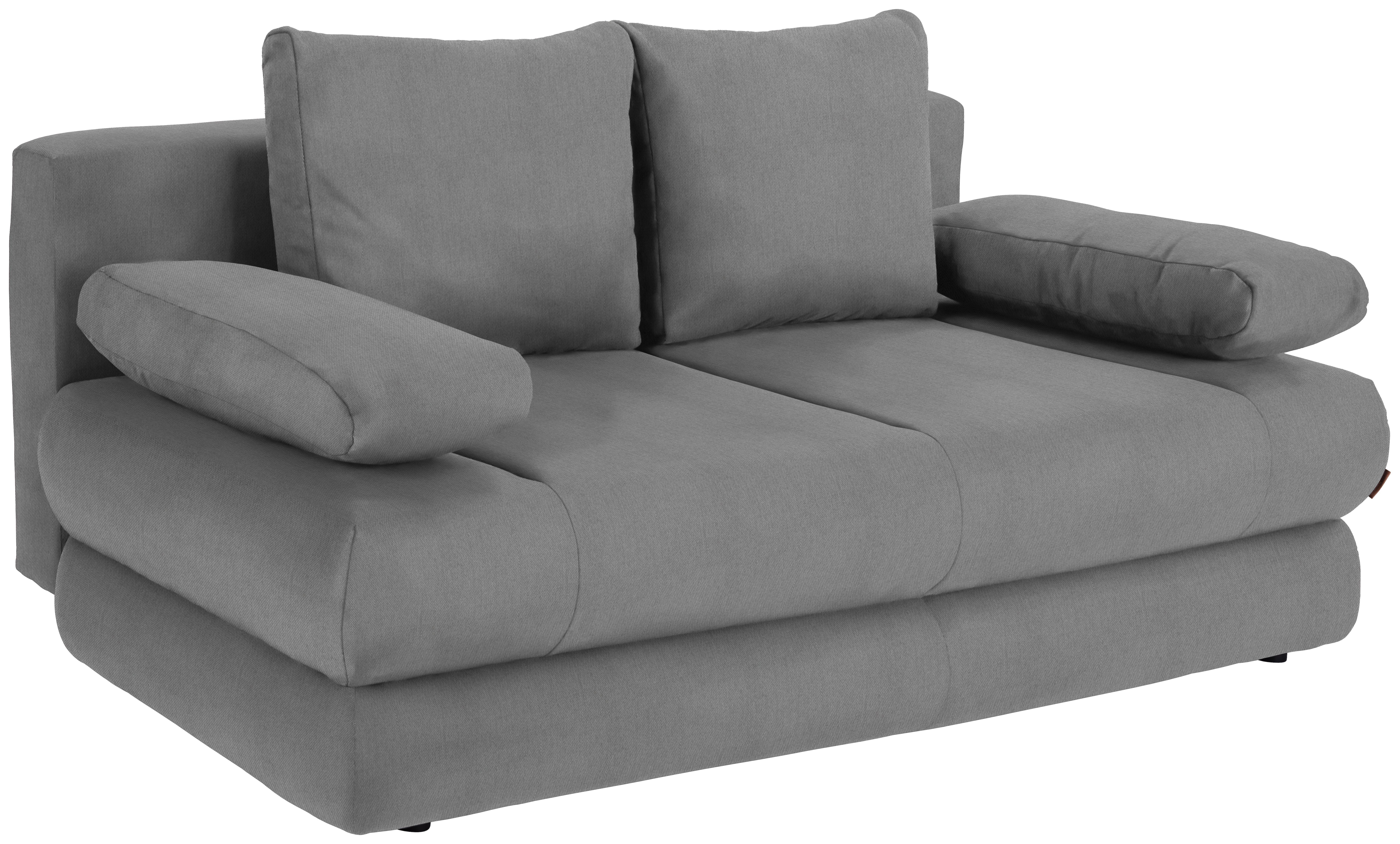 Kanapéágy Clipso B: 212 Cm - Szürke, Basics, Textil (212/93/90cm) - Ombra