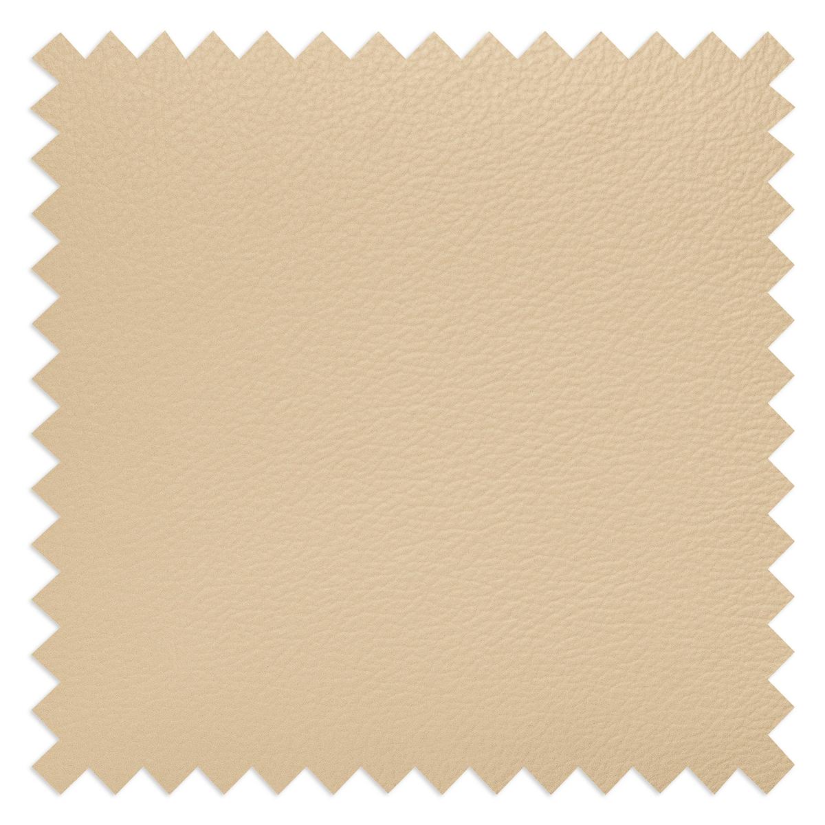 Ecksofa Nordic Beige S: 168x238 cm - Beige/Buchefarben, Design, Leder/Textil (168/238cm) - Livetastic