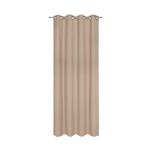 Vorhang mit Ösen Elma B: 140cm, Sand - Sandfarben, ROMANTIK / LANDHAUS, Textil (140/245cm) - James Wood