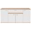 Kommode Carmen - Silberfarben/Weiß, MODERN, Holzwerkstoff (160,2/79,9/35cm) Kommode Carmen - Silberfarben/Weiß, MODERN, Holzwerkstoff (160,2/79,9/35cm)