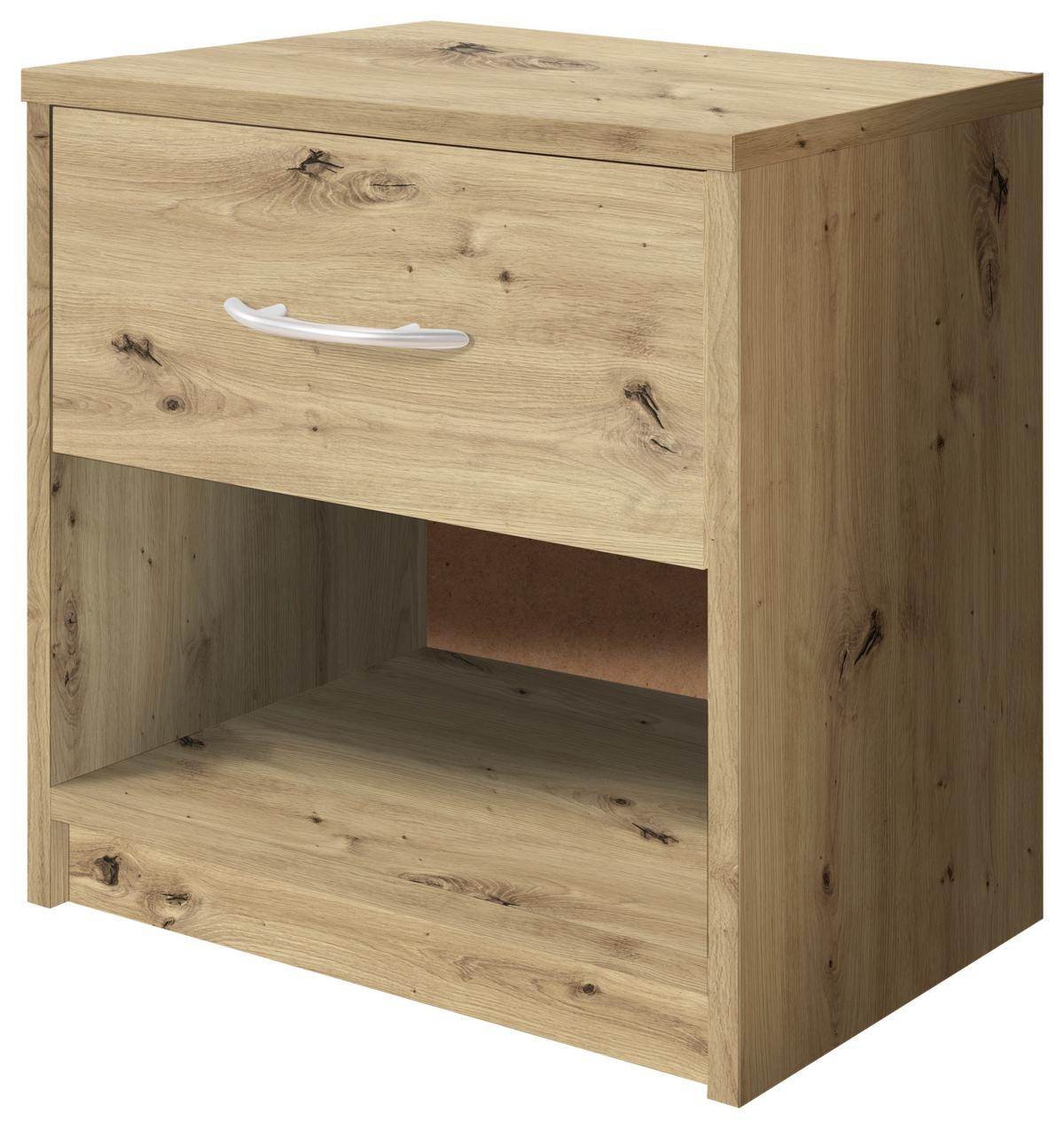 Éjjeliszekrény Pepe *TOP ÁR* - Artisan tölgy, Basics (39/41/28cm) - Best Price