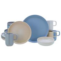 KOMBISERVICE Uno Nordic, Creme, 16-tlg. - Sandfarben/Creme, Basics, Keramik - Creatable
