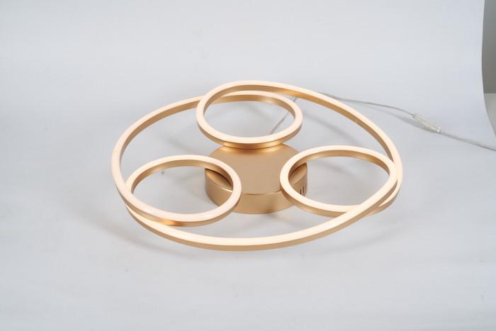 Led-deckenleuchte Darlin - Champagner, Basics, Kunststoff/Metall (51/8cm) - Luca Bessoni