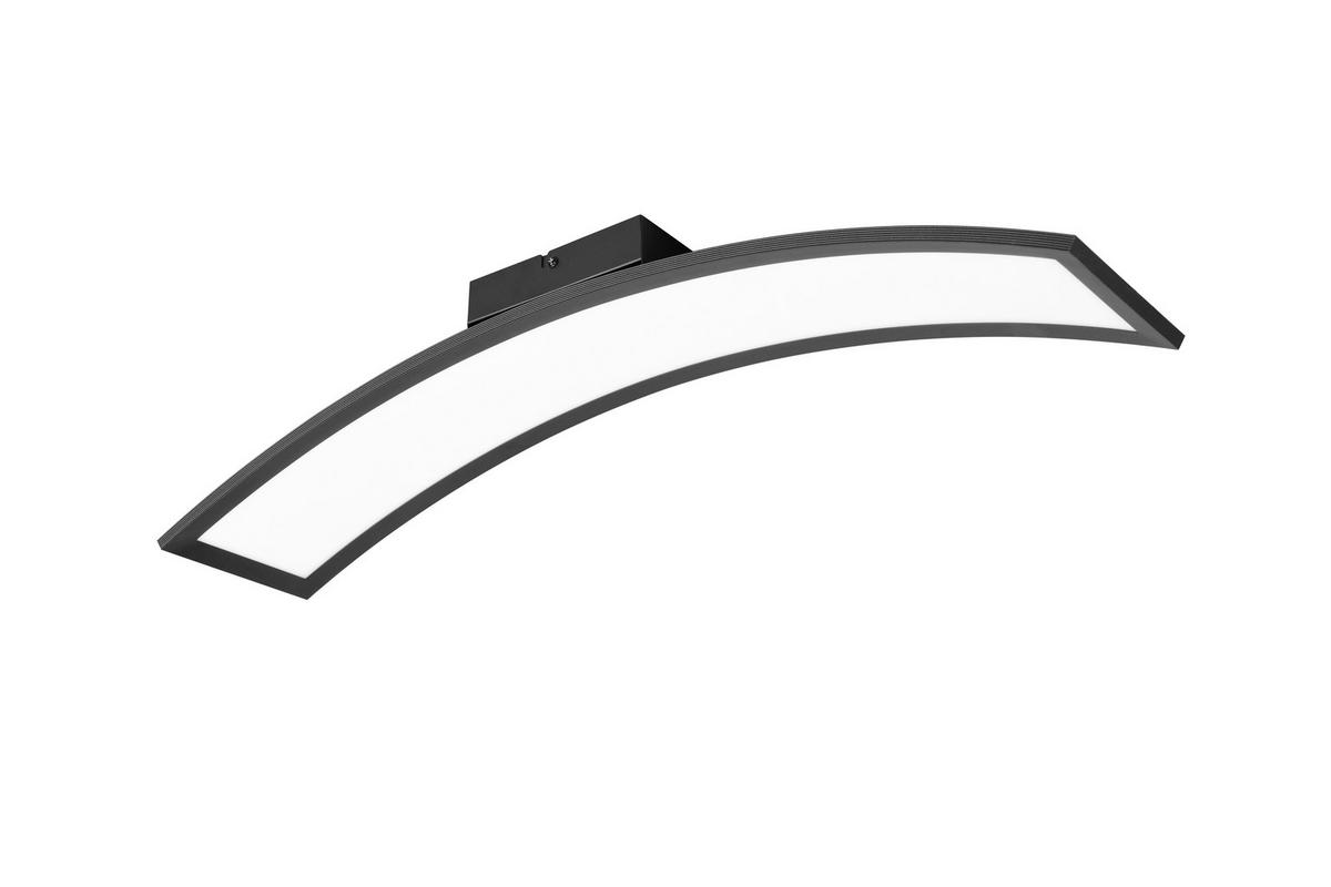 LED-Deckenleuchte 2600lm, 3000k - Schwarz, MODERN, Metall (76,5/15/13,5cm)