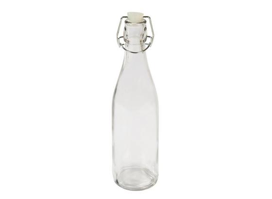 Universalflasche Irinai, 500 ml - Klar, KONVENTIONELL, Glas/Metall (7/27cm) - Ombra Universalflasche Irinai, 500 ml - Klar, KONVENTIONELL, Glas/Metall (7/27cm) - Ombra