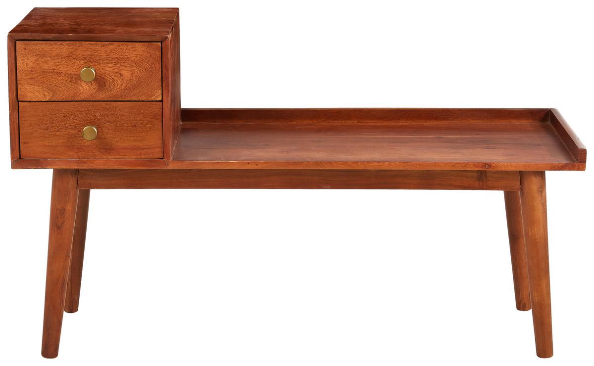 Előszobapad Settanta - akácia színű, Natur, fa (110/65/35cm) - Livetastic
