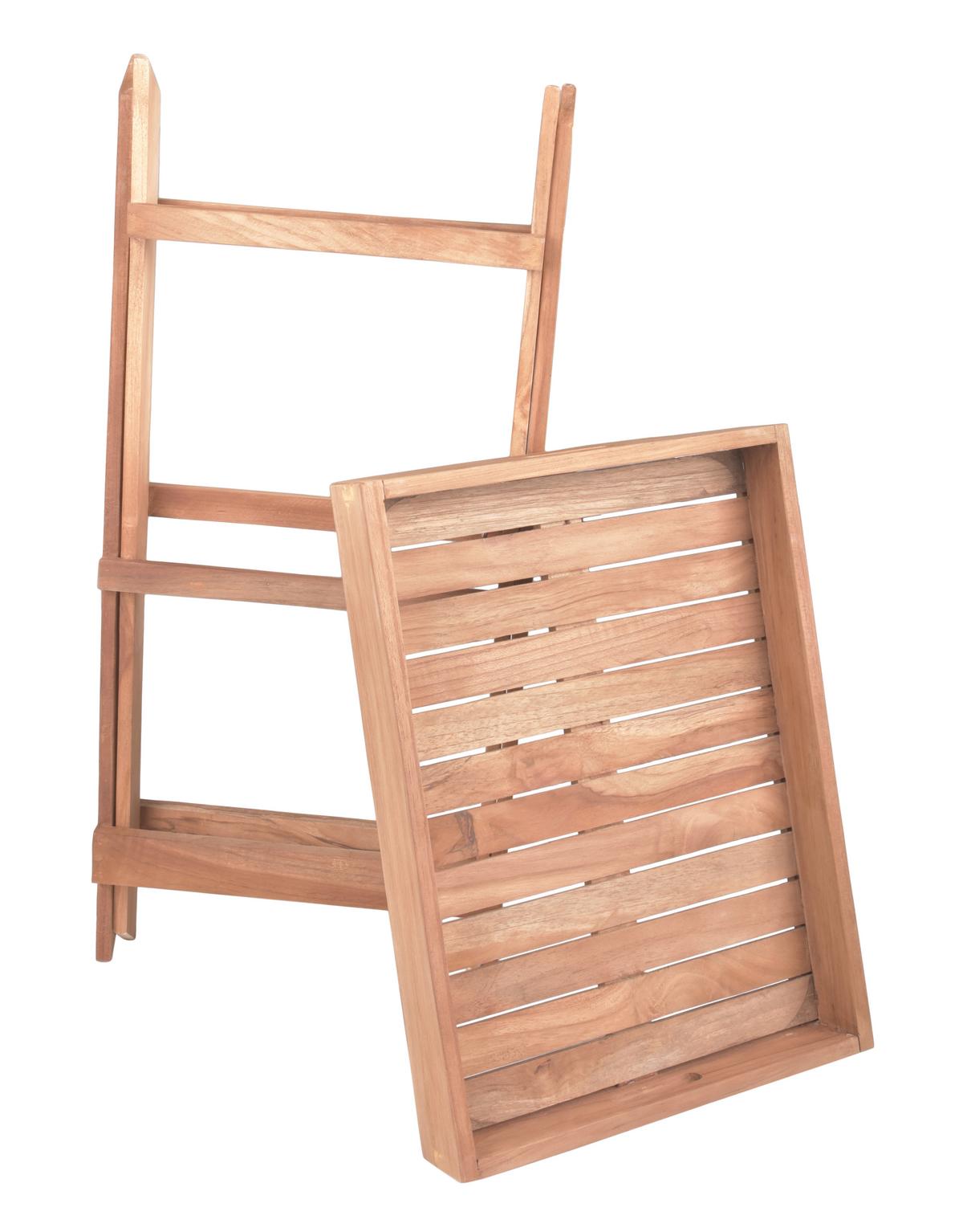 Gartenbeistelltisch Bacan - Braun, Basics, Holz (39/29/50cm) - Gardenson
